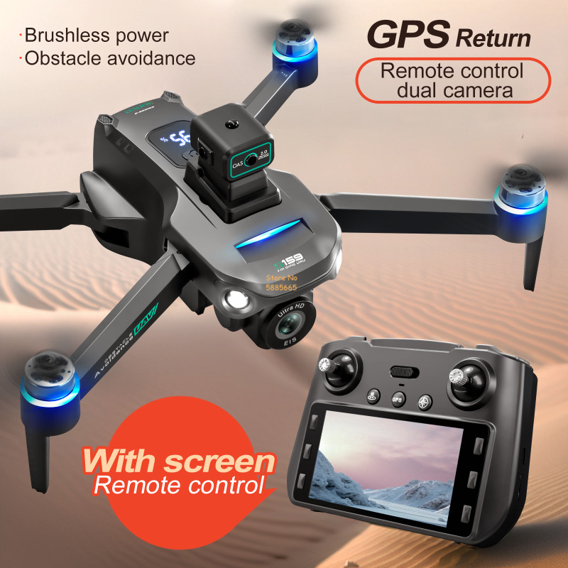 Drone Power Bank - 8K double caméra 5G WIFI FPV