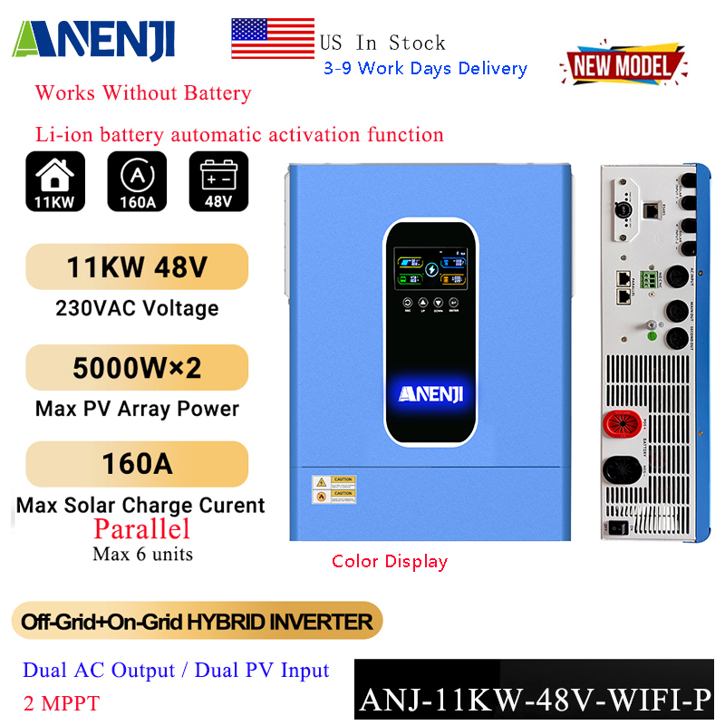 Drone Solar Charger - Onduleur solaire hybride ANENJI 11KW 48V,