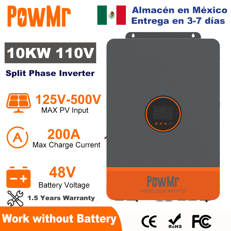 Drone Solar Charger - PowMr 10KW onduleur à Phase divisée