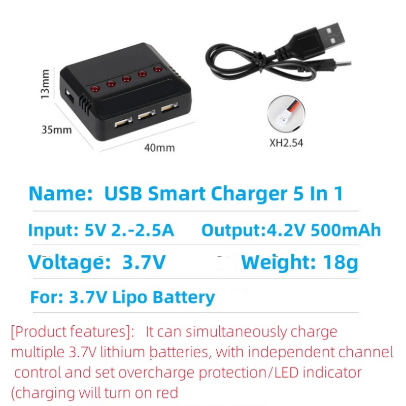 Syma X5HW X5HC X5C X5SW 3.7V 5 - Drone Power Bank avis et prix