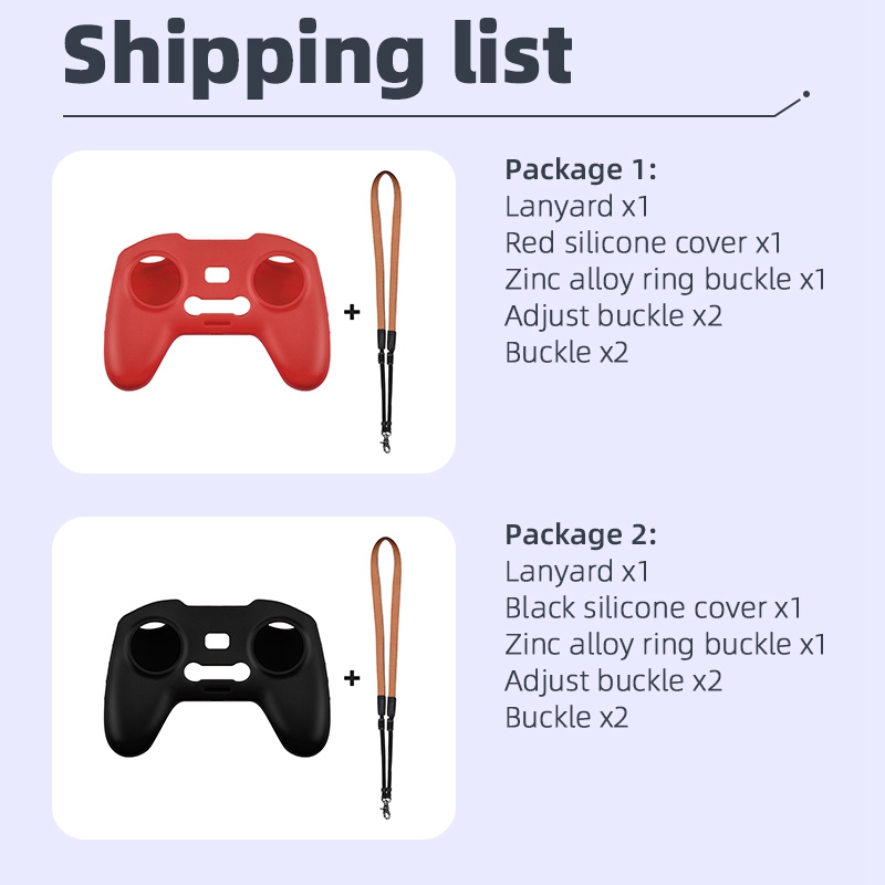 AB25-Étui en silicone pour tél - Drone Remote Controller Lanyard avis et prix