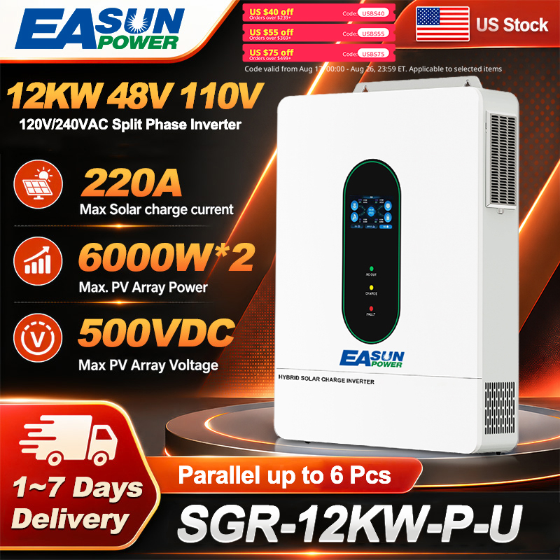 EASUN US 12KW 12000W Onduleur  - Drone Solar Charger avis et prix